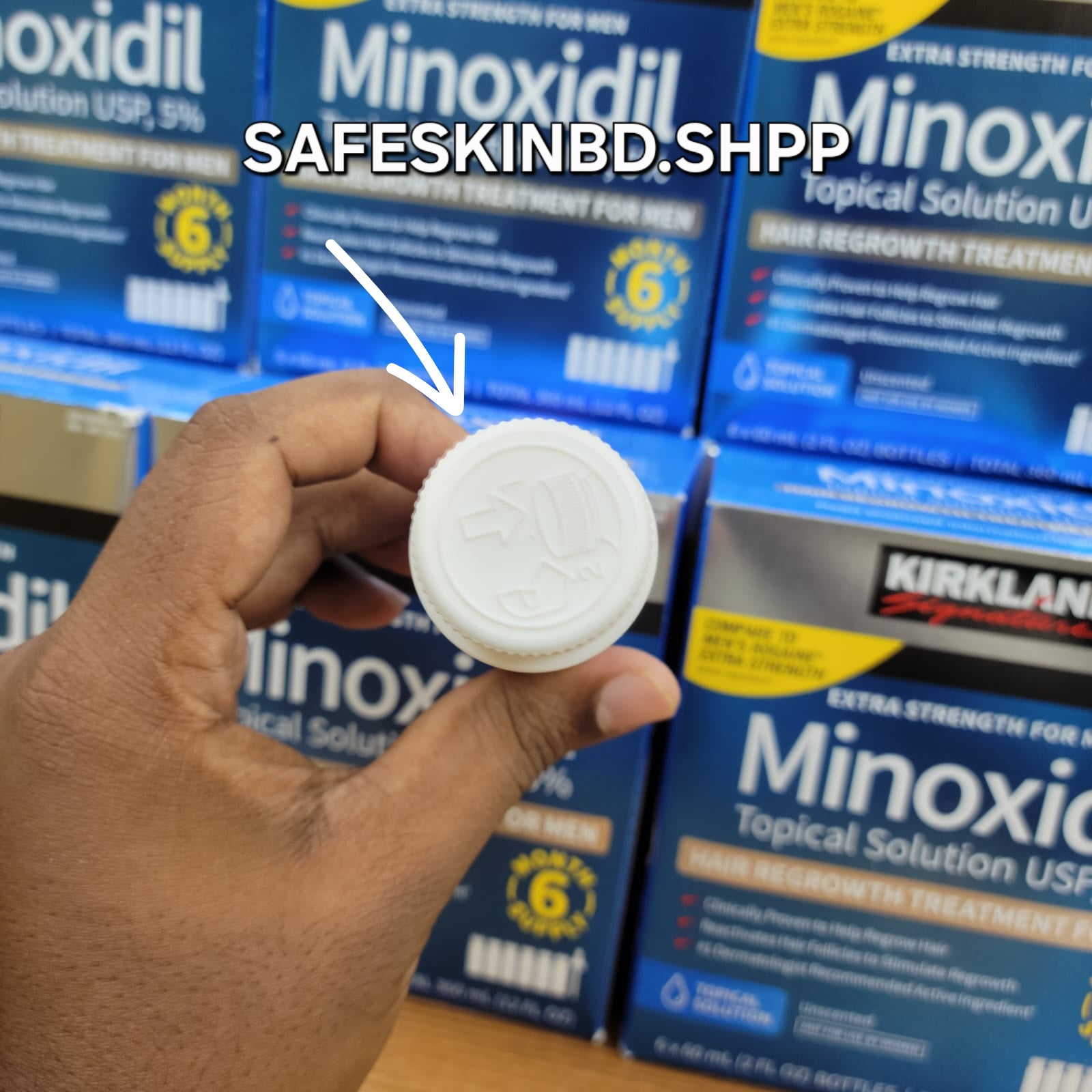 Kirkland Minoxidil 5% solution 60ml | 3 bottle combo pack